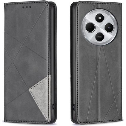 Mobigear Rhombus Slim Housse Xiaomi Redmi 14C Etui - Noir