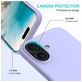 Mobigear Rubber Touch Coque iPhone 16 Coque arrière en Silicone - Violet