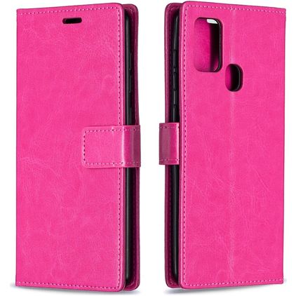 Mobigear Wallet Samsung Galaxy A21s Étui Portefeuille - Magenta