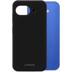 Mobilize Rubber Gelly Coque Google Pixel 10a Coque arrière en TPU Souple - Noir