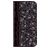 Mobigear Croco Glitter Housse Motorola One Power Etui Porte-Monnaie - Noir