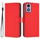 Mobigear Urban Wallet Housse Motorola Moto G04 Etui Porte-Monnaie - Rouge