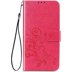 Mobigear Clover Housse Samsung Galaxy A52s 5G Etui Porte-Monnaie - Magenta
