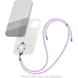 My Style Lanyard - Cordon de téléphone universel ajustable - Violet