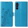 Mobigear Flowers Housse Samsung Galaxy A16 Etui Porte-Monnaie - Bleu