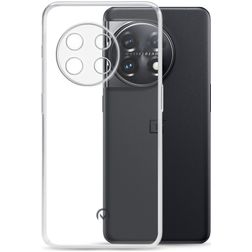 Mobilize Gelly Transparent OnePlus 11 TPU souple Coque arrière - Transparent
