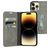 Mobiparts Classic Wallet Housse iPhone 14 Pro Max Etui Porte-Monnaie - Granite Grey