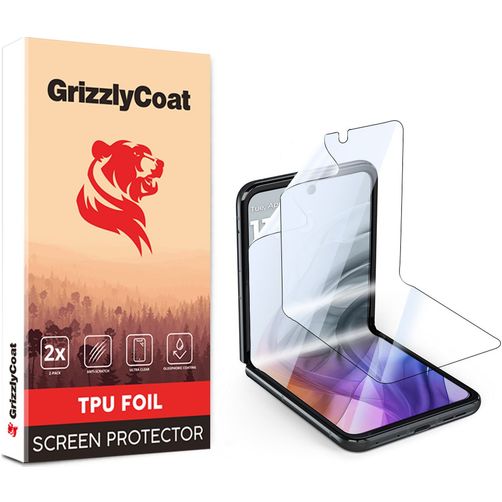 GrizzlyCoat Motorola Razr 50 Ultra Hydrogel TPU Protection d'écran - Compatible coque (Lot de 2)
