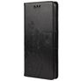 Mobigear Flowers Housse Samsung Galaxy A23 Etui Porte-Monnaie - Noir
