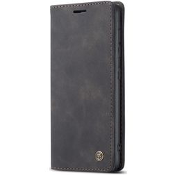 Caseme 013 Housse Samsung Galaxy A21s Etui Porte-Monnaie - Noir