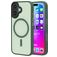 Mobiparts Hardcover Coque iPhone 17 MagSafe Coque arrière Rigide - Satin Green