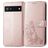 Mobigear Clover Housse Google Pixel 6a Etui Porte-Monnaie - Rose doré