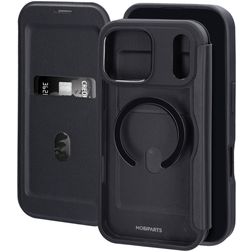 Mobiparts Shield Line Housse iPhone 18 Pro Max MagSafe Etui - Noir