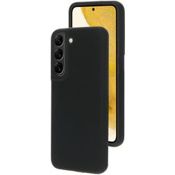 Mobiparts Coque Samsung Galaxy S22 Plus Coque arrière en Silicone - Noir