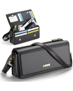 Caseme ME30 Crossbody Sac Téléphone - Large - Noir