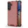 Mobigear Honeycomb Coque Samsung Galaxy S26 Plus Coque arrière Rigide Anti-Chocs - Rouge