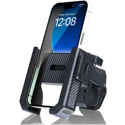 Mobigear Road Mate Support Vélo / Moto Guidon Pince Universel - Noir