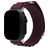 Mobilize Alpine Bracelet Nylon Apple Watch Fermeture boucle ardillon - 49/46/45/44 mm - Bordeaux
