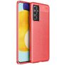 Mobigear Luxury Coque Samsung Galaxy A82 5G Coque arrière en TPU Souple - Rouge