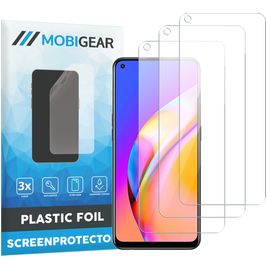 Mobigear OPPO A94 Protection d'écran Film - Compatible Coque (Lot de 3)
