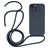 Mobigear Lanyard iPhone 15 Pro Coque avec cordon en Silicone - Dark Blue