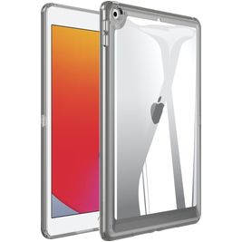 Mobigear Crystal Coque iPad 7 (2019) Coque Arrière Rigide - Transparent / Noir