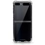 Mobigear Cushion Coque Transparente Samsung Galaxy Z Flip Coque arrière en TPU Souple Anti-Chocs - Transparent