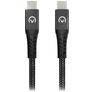 Mobilize Strong Nylon - Câble USB-C vers USB-C 2 mètres - Noir