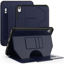 Mobigear Magnetic Folio Coque iPad 11 (2025) Etui + Porte-crayon - Bleu Marin