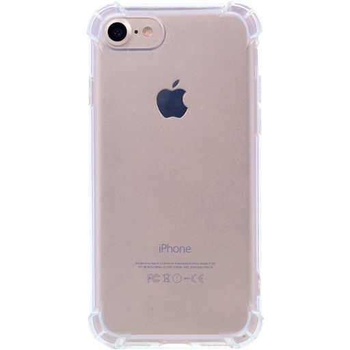 Mobigear Cushion Coque Transparente iPhone SE (2020) Coque arrière en TPU Souple Anti-Chocs - Transparent