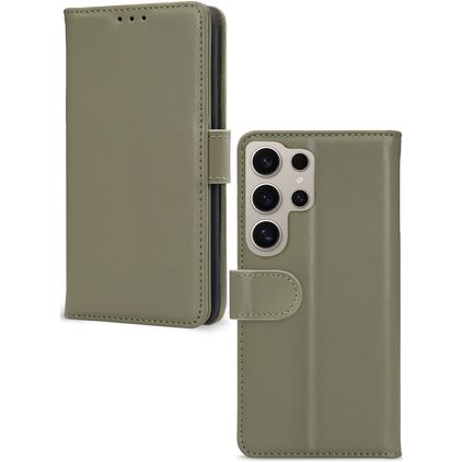 Mobilize Premium Gelly Wallet Housse Samsung Galaxy S24 Ultra Etui Porte-Monnaie - Vert