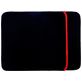 Mobigear Two Way Pochette Ordinateur portable en Neoprène 15.4 Pouces Housse ordinateur - Noir / Rouge