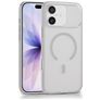 Mobigear Shockproof Grip Coque iPhone 17 MagSafe Coque arrière Rigide - Blanc