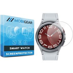 Mobigear Samsung Galaxy Watch 6 Classic - 43 mm Protection d'écran Film - Compatible Coque - Noir