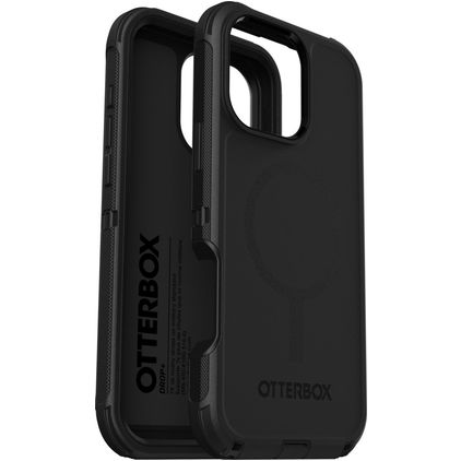 Otterbox Defender Coque iPhone 16 Pro Max MagSafe Coque arrière Rigide Anti-Chocs - Noir