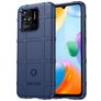 Mobigear Rugged Shield Coque Xiaomi Redmi 10C Coque arrière en TPU Souple Anti-Chocs - Bleu