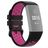 Mobigear Sport Plus Buckle Bracelet Silicone pour Fitbit Charge 3 Fermeture boucle ardillon - Noir / Rouge