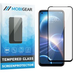 Mobigear Premium HTC Desire 22 Pro Verre trempé Protection d'écran - Compatible coque - Noir