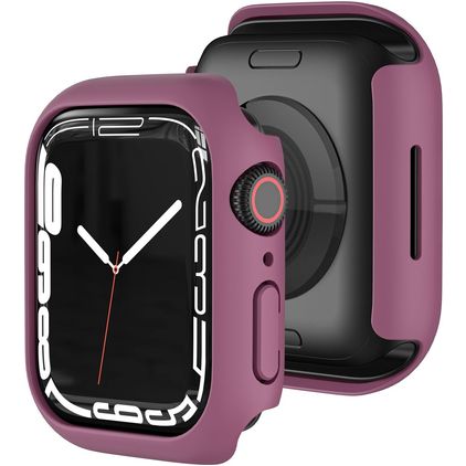 Mobigear Colors Coque Apple Watch - 41 mm Thin Coque Rigide - Bordeaux