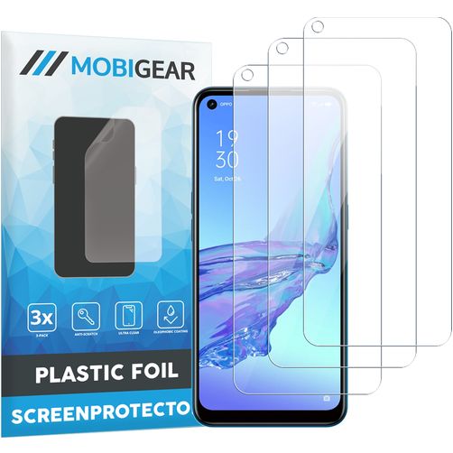 Mobigear OPPO A53 Protection d'écran Film - Compatible coque (Lot de 3)