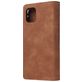 Mobigear Zipper Housse Samsung Galaxy Note 10 Lite Etui Porte-Monnaie - Marron