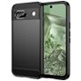 Mobigear Brushed Slim Google Pixel 8a TPU souple Coque arrière - Noir