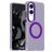 Mobigear Shockproof OnePlus Nord CE 4 Lite MagSafe Plastique rigide Coque arrière - Violet