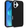 Mobigear Bio Coque iPhone 16 Coque arrière en Eco-Friendly - Noir