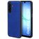 Mobiparts Classic Coque Samsung Galaxy A17 MagSafe Coque arrière en TPU,Similicuir - Sapphire Blue