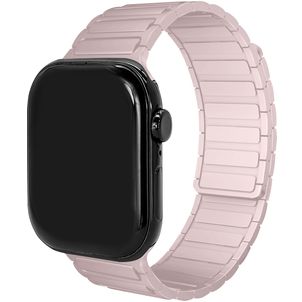 Mobilize Magnetic Bracelet Silicone Apple Watch Fermeture magnétique - 49/46/45/44 mm - Rose