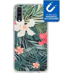 My Style Magneta Coque Samsung Galaxy A70 Coque arrière en TPU Souple - Black Jungle