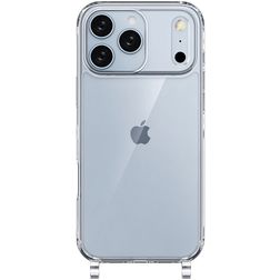 Mobigear Mix & Match Transparent iPhone 17 Pro Max TPU souple Coque avec cordon - Transparent