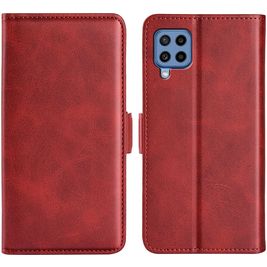 Mobigear Slim Magnet Housse Samsung Galaxy M22 Etui Porte-Monnaie - Rouge