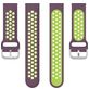 Mobigear Sport Plus Buckle Bracelet Silicone Fitbit Versa 2 Fermeture boucle ardillon - Vert / Violet